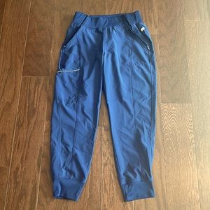 Cherokee Infinity Women Scrub Pants Mid Rise Jogger—Navy